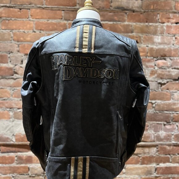Harley-Davidson Men’s Triple Vent System™ Leather Jacket - Picture 3 of 15